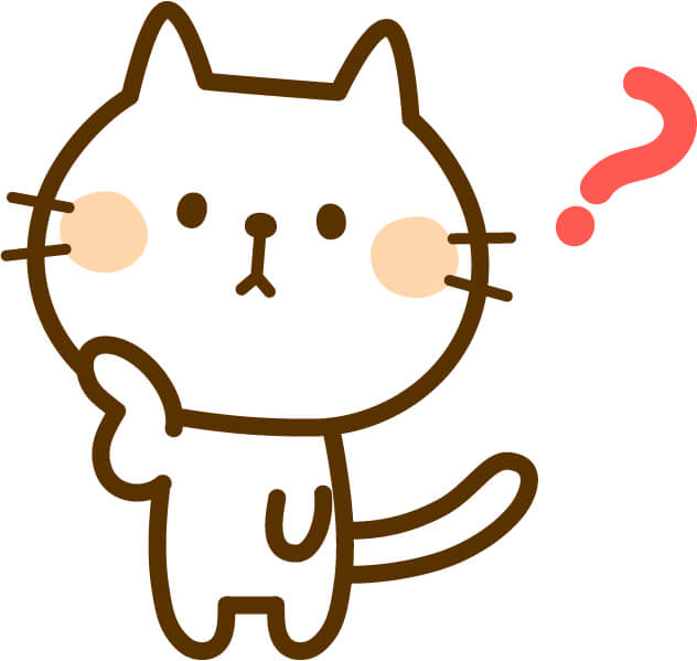 疑問のある猫の絵