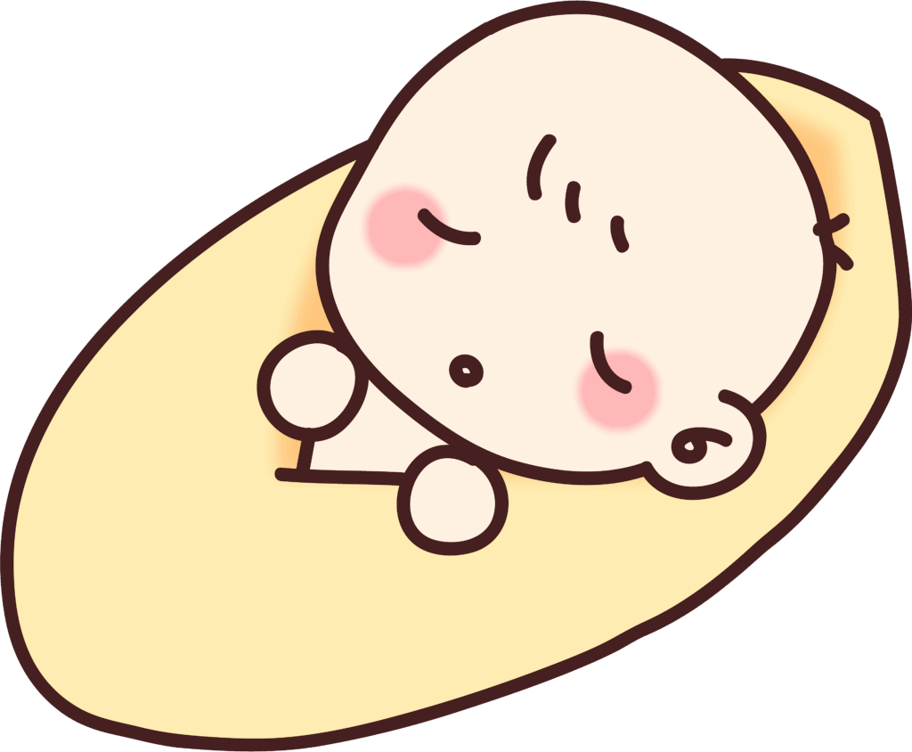 ねむる赤ちゃん