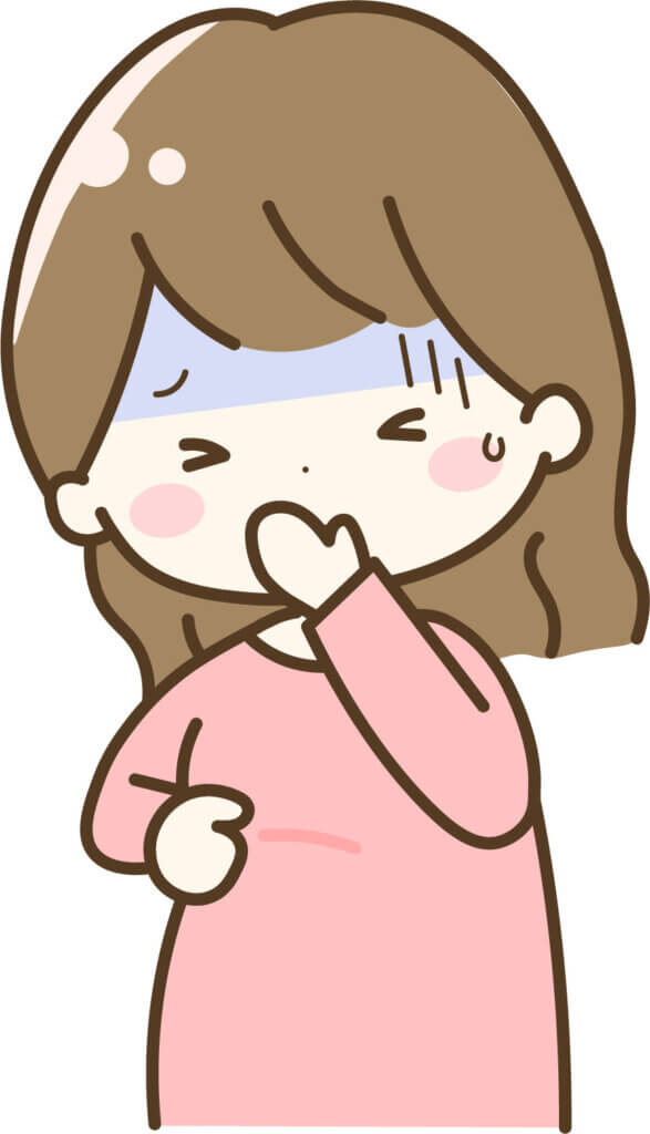 吐き気がある妊婦