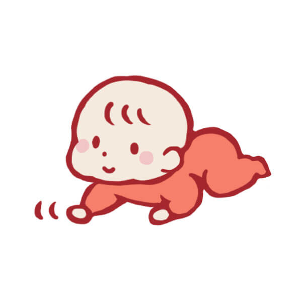 はいはいする赤ちゃん